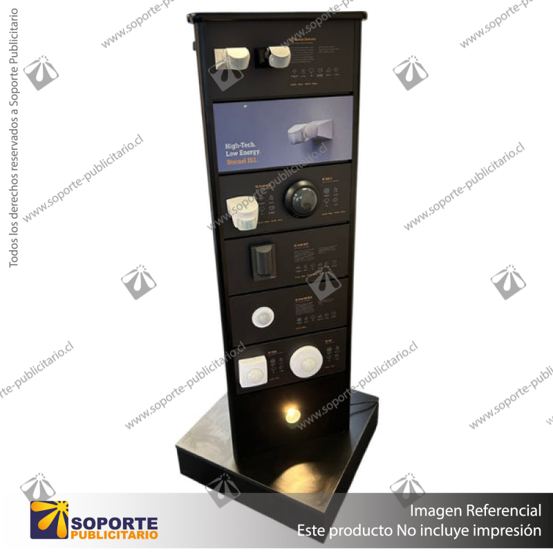 XPK000008-THREE-SIDED-TRIANGULAR-DISPLAY-UNIT