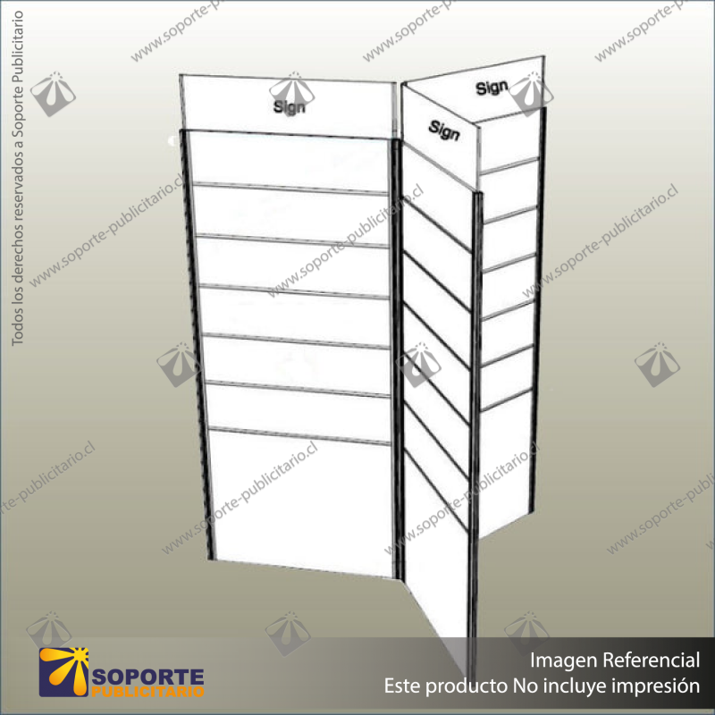 XPK000082-THREE-PANEL-RADIAL-DISPLAY