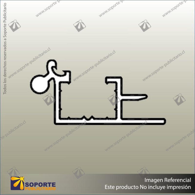XPK000112-SNAP-POSTA-FRAME-COMPONENT-BOTTOM-EXTRUSION-ALUMINIUM