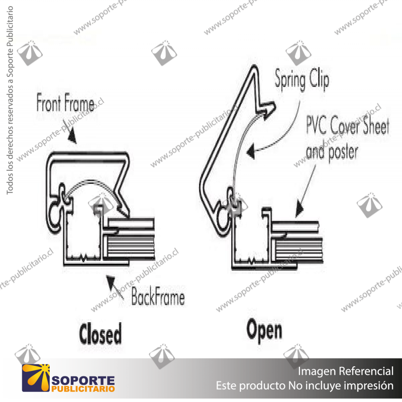 XPK000112-SNAP-POSTA-FRAME-COMPONENT-BOTTOM-EXTRUSION-ALUMINIUM