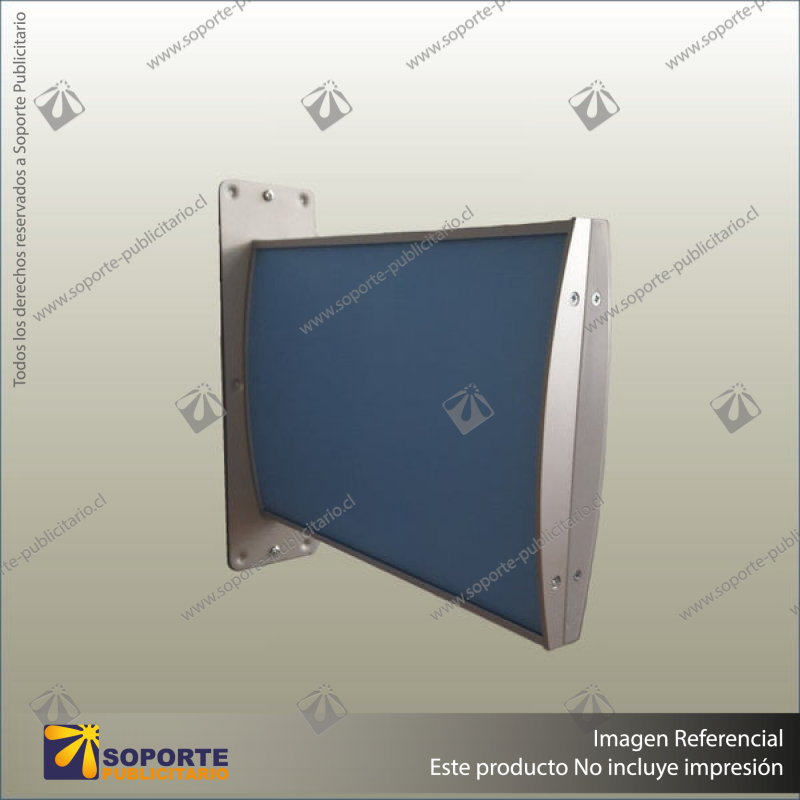 XPK000185-RADIUS-SIGN-FRAMEWALL-MOUNTED-DOUBLE-SIDED-DISPLAY
