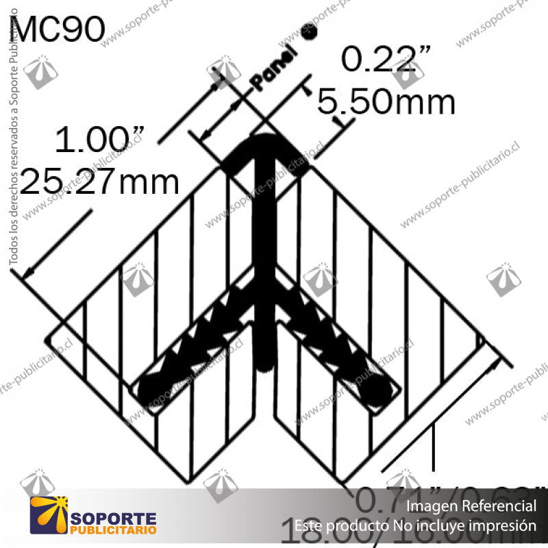 XPK000416-MC90ROUND--SQUARE-CORNER-JOIN-PROFILES