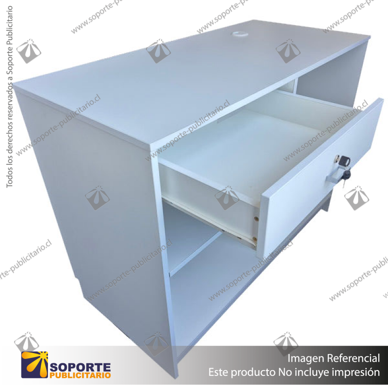 XPK000565-COUNTERTOPCASHIER-DESK-WITH-LOCKABLE-DRAWER