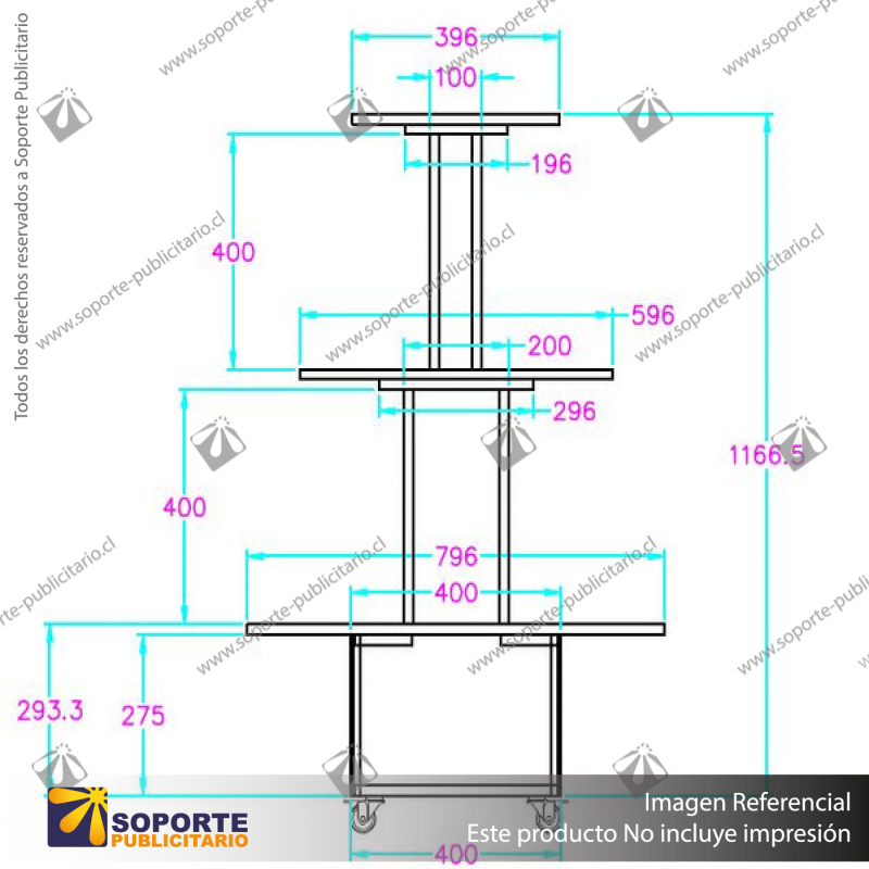 XPK000593-3-TIER-DISPLAY