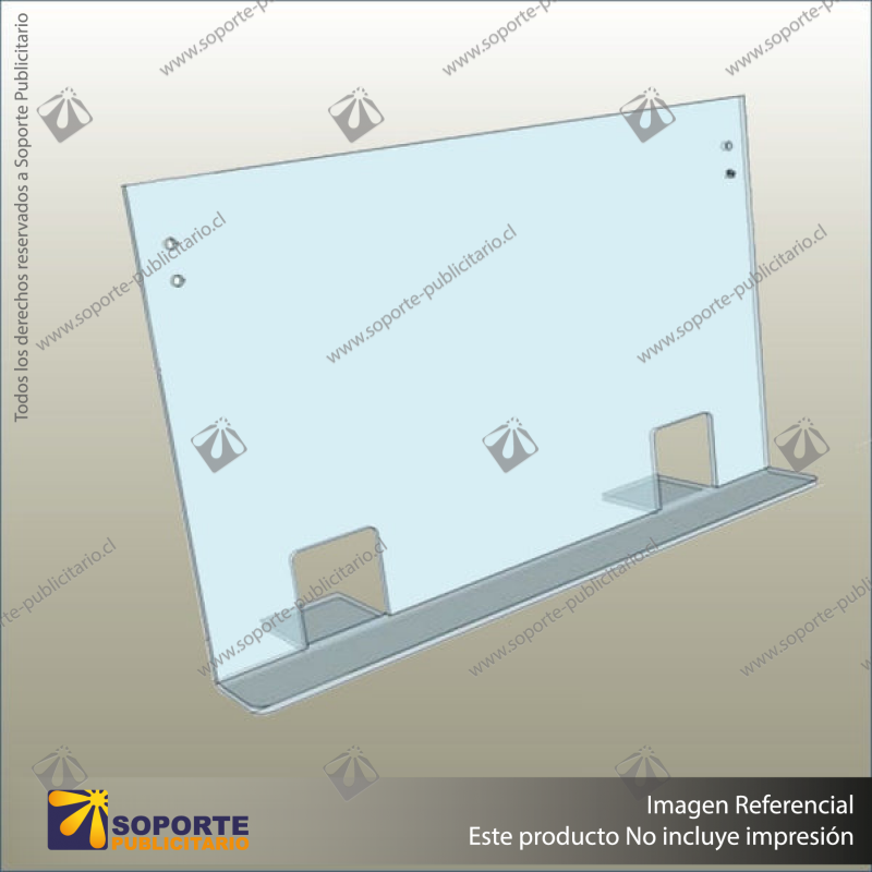 XPK000613-ACRYLIC-SHELF-FOR-PRINT-DISPLAYSWALL-MOUNTED