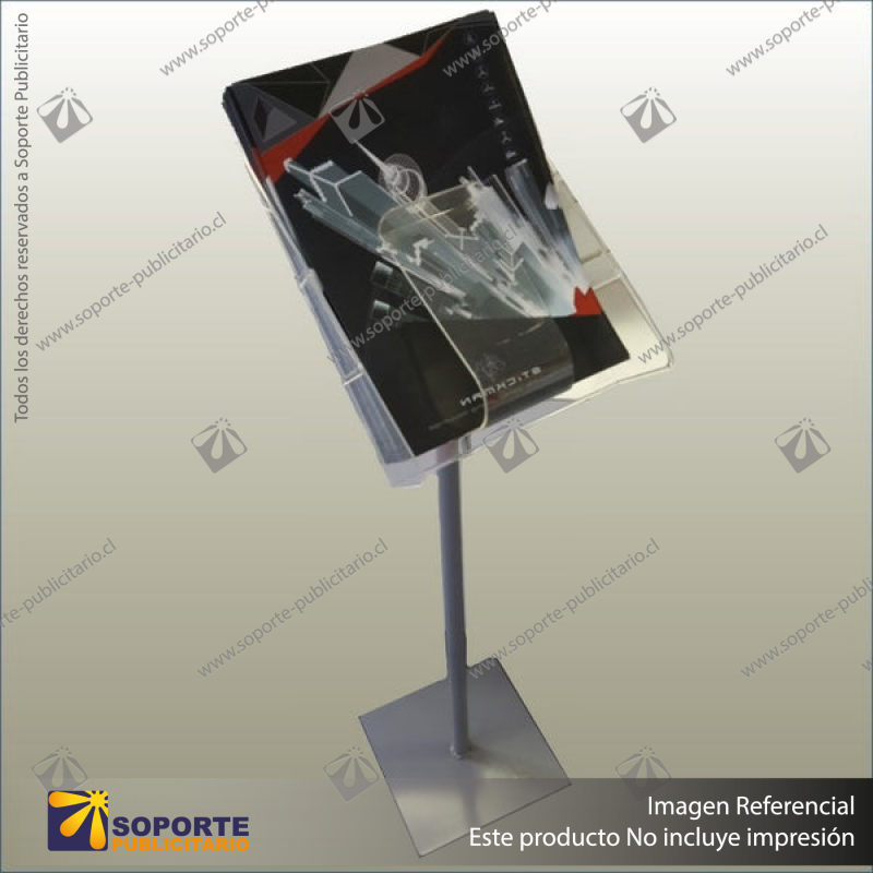 XPK000704-BROCHURE-HOLDER-WITH-SPRING-FACEFLOOR-STAND