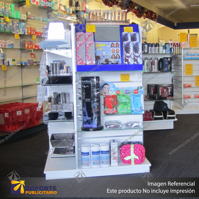 XPK000741-FOUR-SIDED-FLOOR-DISPLAY-UNIT